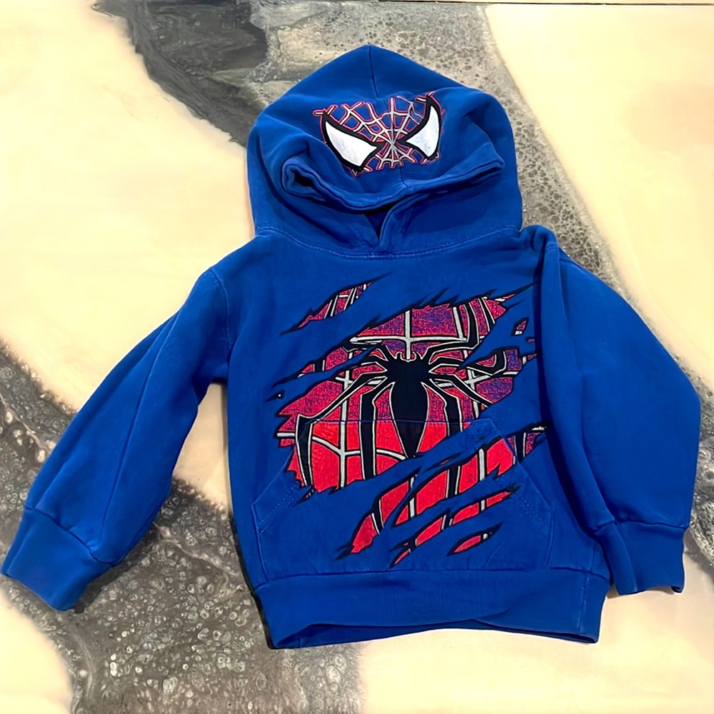 Boys Xs Spiderman Hoodie